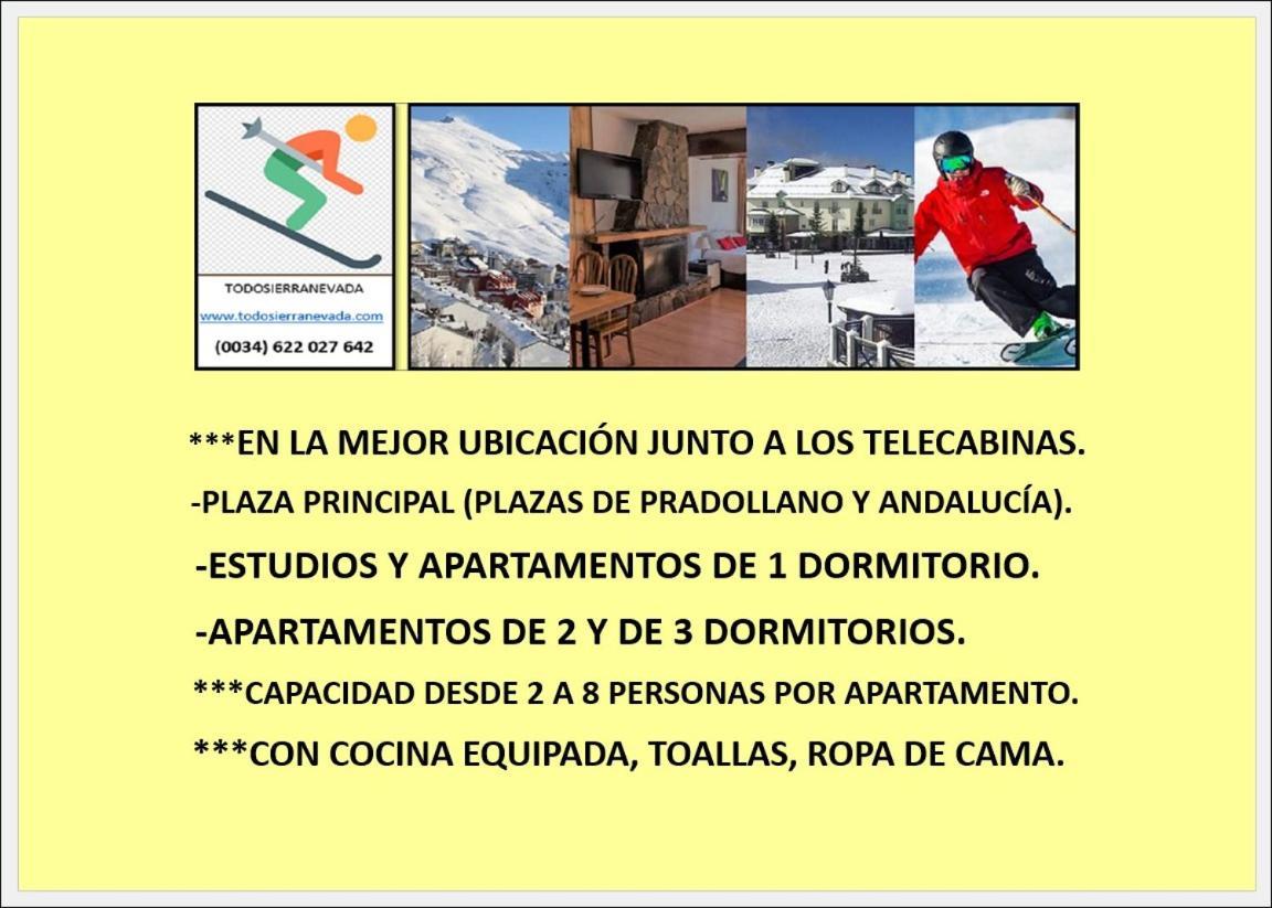 Ski & Snow Apartmentos By Todosierranevada - Plaza Principal Junto A Los Telecabinas Sierra Nevada Extérieur photo